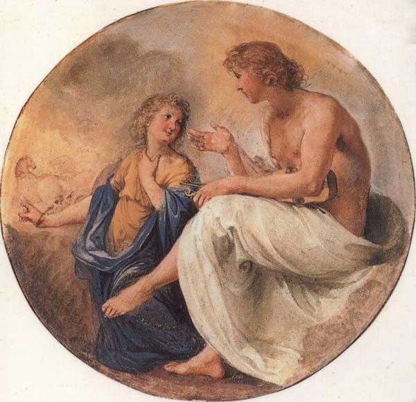 Giovanni da san giovanni Phaeton and Apollo France oil painting art